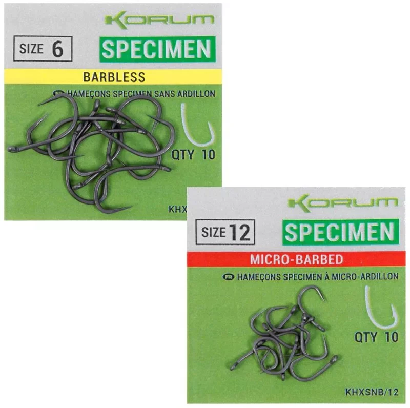 Akció Korum - Xpert Specimen Micro Barbed Horog 10-es 10 db/cs