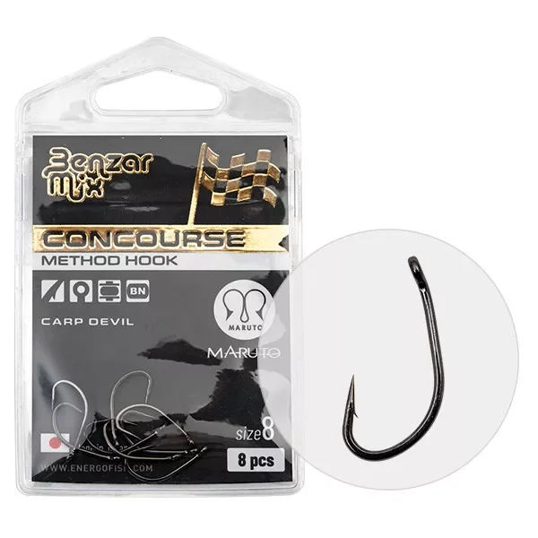 Benzar Concourse Method Carp Devil Horog 10-es 8db/cs Szezonális akció