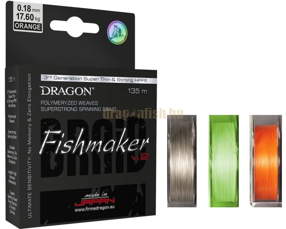 Dragon Fishmaker v.2 135m 0,20mm fonott zsinór Rendeld meg most