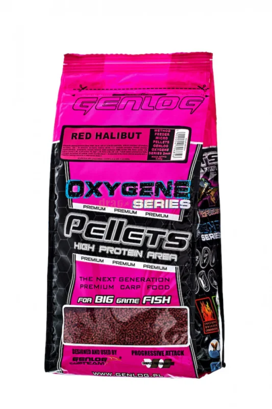 Genlog Oxygene Micro Pellet 2mm – red halibut 800g Akció