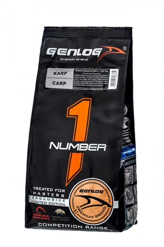 Genlog number 1 etetőanyag – ponty 1kg Azonnali szállítás