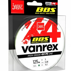 Árcsökkenés Lucky John Vanrex BBS X4 125m 0,37mm fonott zsinór