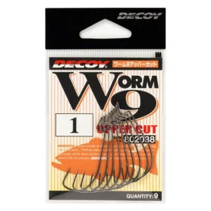 Végkiárusítás DECOY offset horog worm 9 upper cut 2
