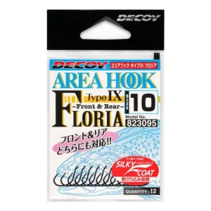 Végkiárusítás DECOY horog area type ix ah-9 floria 6 barbless