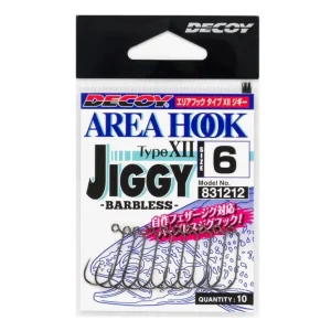 Végkiárusítás DECOY horog area jiggy type xii ah-12 8 barbless