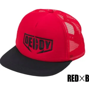 Akciós ár DECOY DA-17 FLAT MESH CAP Red Black