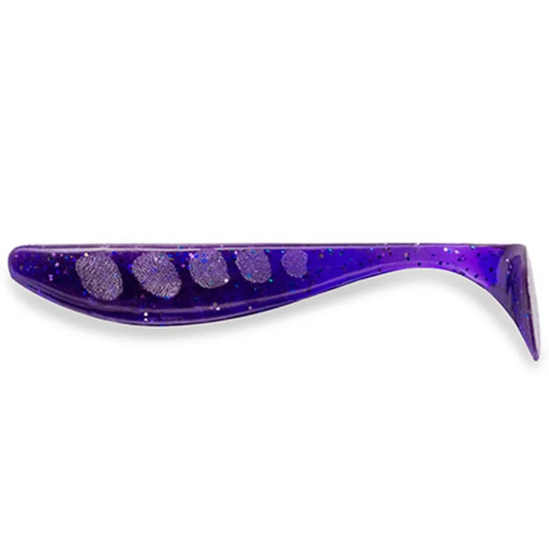Kedvezményes ár Fishup Wizzle Shad 3"/ 76mm – 060 Dark violet peacock silver