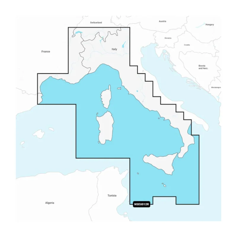 Ajánlat GARMIN Navionics+ Mediterranean Sea, Cen. & West - hajózási térkép