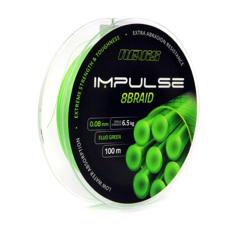 Legnépszerűbb Nevis Impulse 8Braid 100m 0.18mm fonott zsinór
