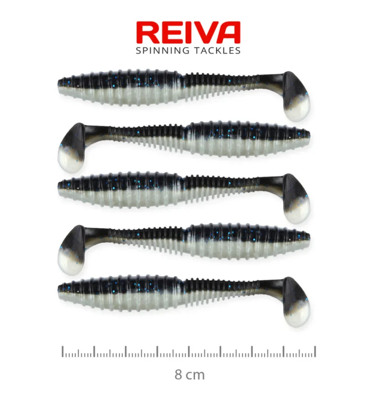 Akció Reiva Zander Power Shad 8cm – Bleak