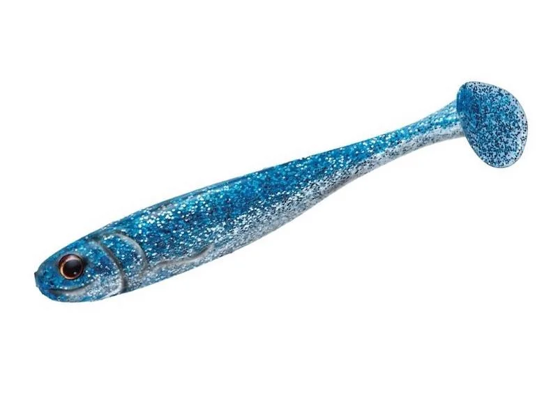 Kiárusítás Major Craft Stabi Shad Slim 4"/100mm – 002 Blue Silver