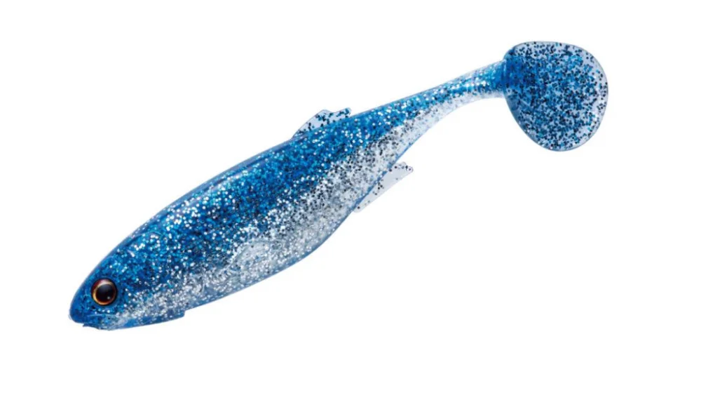 Major Craft Stabi Shad Fat 4"/100mm – 002 Blue Silver Csak ma