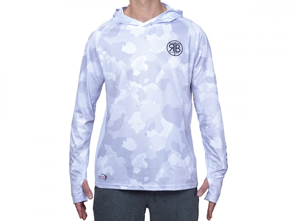 RTB UV Long Sleeve Hoodie UPF 50+ - M - Light Camo Grey Exkluzív ajánlat