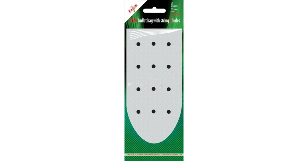 Utolsó esély CARP ZOOM PVA TASAK LYUKAKKAL ÉS RÖGZÍTŐ SZALAGGAL 55X140MM