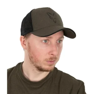 FOX COLLECTION TRUCKER CAP GREEN & BLACK SAPKA Expressz szállítás
