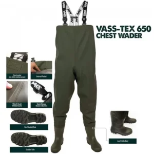 Népszerű VASS TEX 650 CHEST WADER PVC MELLES CSIZMA