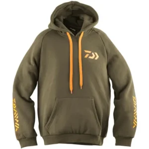 DAIWA D-VEC HOODIE OLIVE-ORANGE Akció