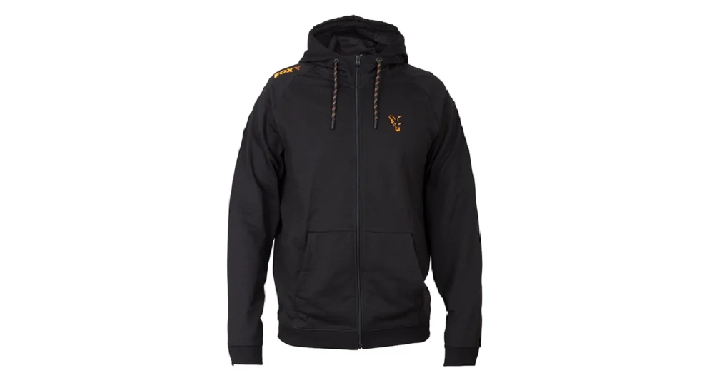 Biztonságos vásárlás FOX ORANGE & BLACK LIGHTWEIGHT HOODIE CIPZÁRAS PULÓVER XXL
