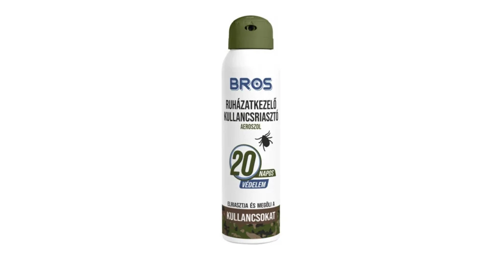 BROS RUHÁZATKEZELŐ KULLANCSRIASZTÓ AEROSZOL 20 NAPOS 90ML Különleges ajánlat