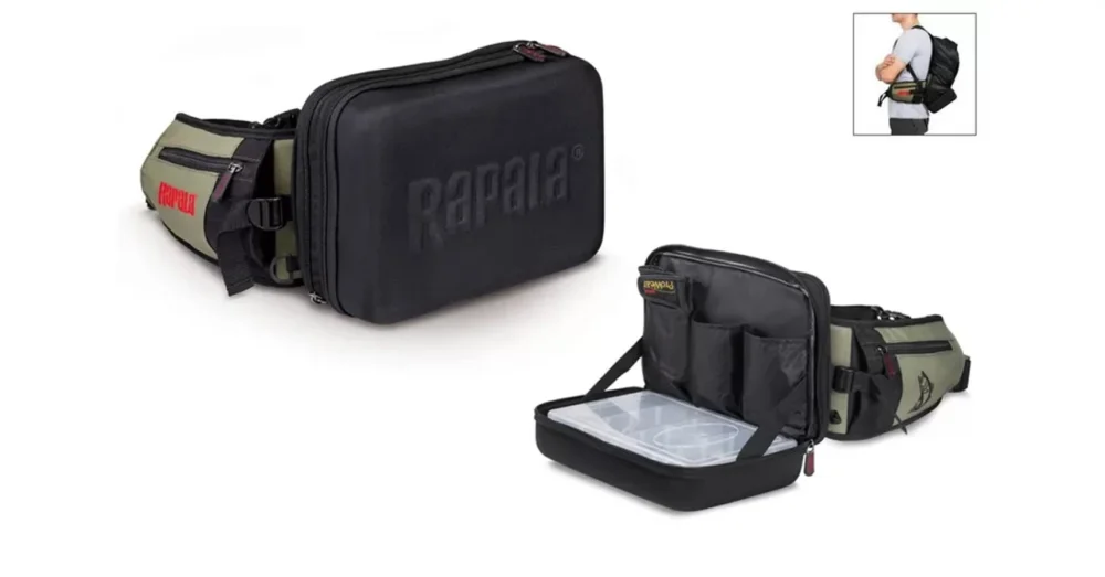 RAPALA LIMITED SERIES HYBRID HIP PACK PERGETŐ TÁSKA DOBOZZAL Különleges ajánlat