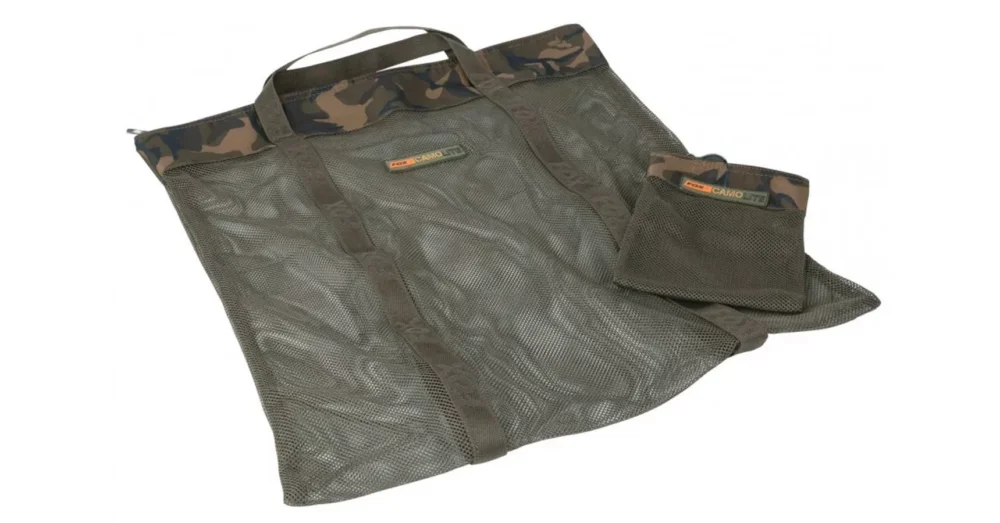 Expressz kézbesítés FOX CAMOLITE AIR DRY BAG LARGE + HOOKBAIT BAG BOJLISZÁRÍTÓ