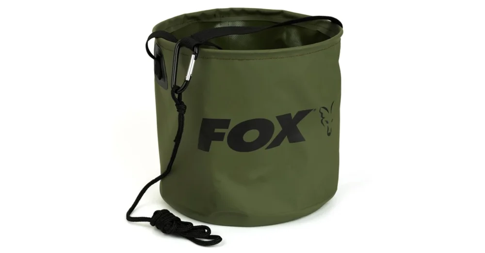 FOX COLLAPSIBLE WATER BUCKET VÍZHÚZÓ VÖDÖR - LARGE 10L Azonnali szállítás
