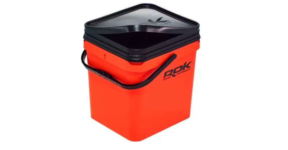 Árengedmény ROK FISHING 17L SQUARE BUCKET SET ORANGE VÖDÖR SZETT
