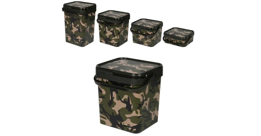 FOX CAMO BUCKET SZÖGLETES VÖDÖR Végkiárusítás