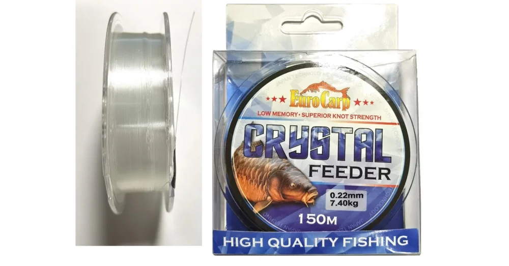 Utolsó esély EUROCARP CRYSTAL FEEDER MONOFIL ZSINÓROK 150M