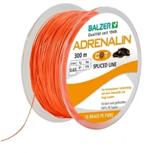 Korlátozott ajánlat BALZER ADRENALIN CAT SPLISS 16X ORANGE 300M 0,63 HARCSÁZÓ FONOTT ZSINÓR