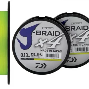 DAIWA J-BRAID X4 YELLOW FONOTT ZSINÓROK 135M Expressz kézbesítés