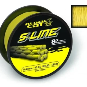 Kiárusítás BLACK CAT S-LINE 8X BRAIDED FONOTT ZSINÓROK