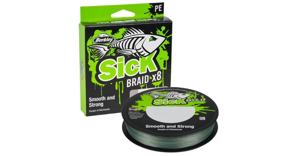 BERKLEY SICK BRAID X8 GREEN FONOTT ZSINÓROK 150M Legkelendőbb
