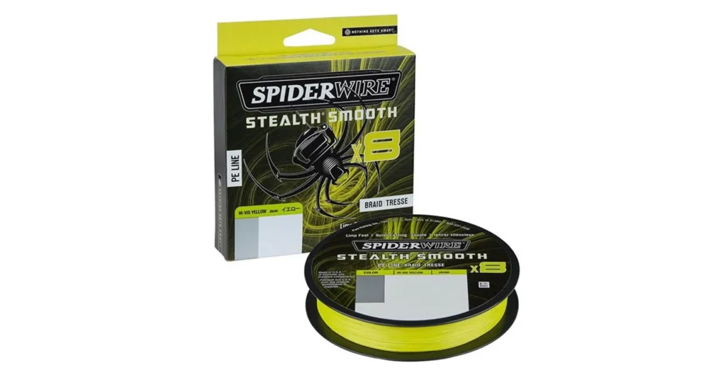 Biztonságos fizetés SPIDERWIRE STEALTH SMOOTH X8 PE FONOTT ZSINÓR 150M SÁRGA