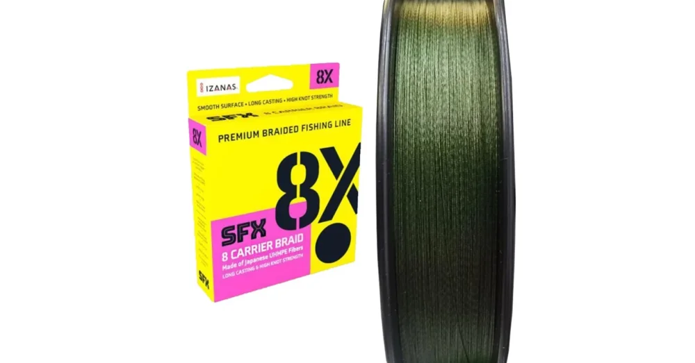 Bestseller SUFIX SFX 8X CARRIER BRAID FONOTT ZSINÓR ZÖLD 270M