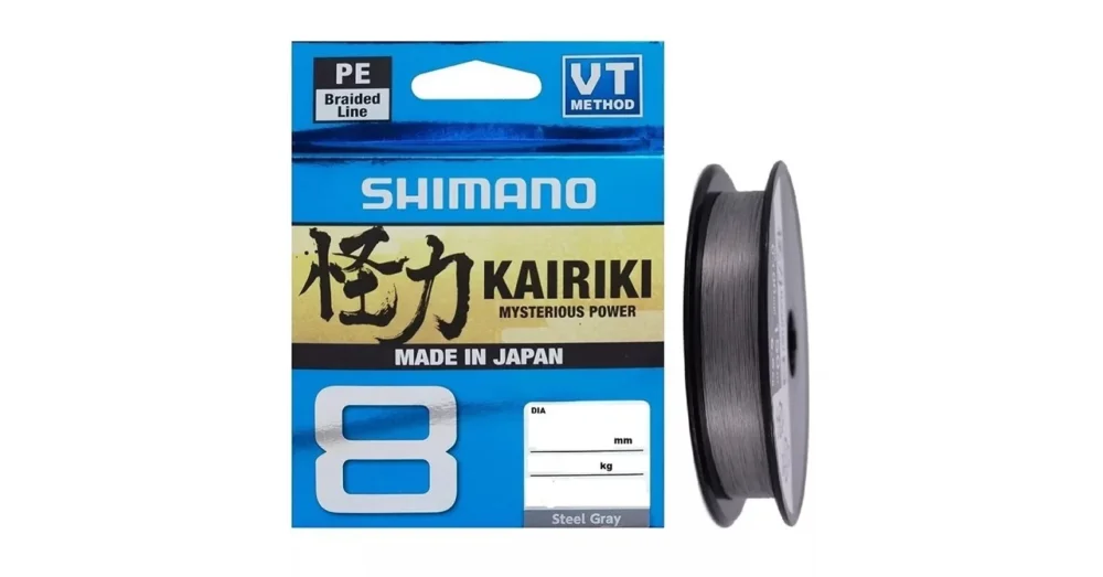 SHIMANO KAIRIKI 4 STEEL GRAY FONOTT ZSINÓR 300M Rendeld meg most