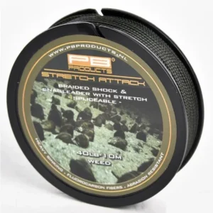 Utolsó esély PB PRODUCTS STRETCH ATTACK SHOCK&SNAGLEADER 40LB 10M