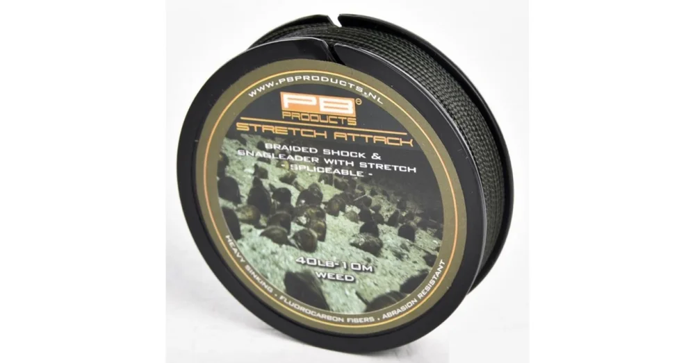 Utolsó esély PB PRODUCTS STRETCH ATTACK SHOCK&SNAGLEADER 40LB 10M
