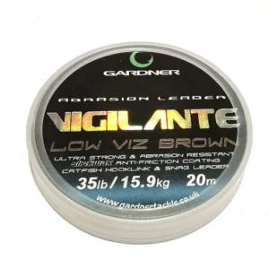 Legkelendőbb GARDNERABRASION LEADER VIGILANTE 35LB 20M - LOW VIZ BROWN