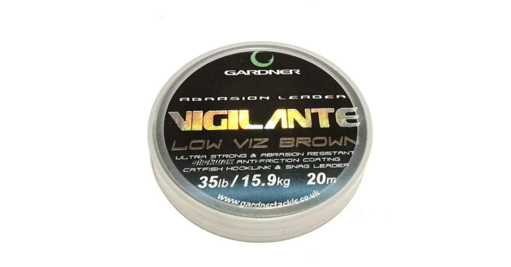 Legkelendőbb GARDNERABRASION LEADER VIGILANTE 35LB 20M - LOW VIZ BROWN