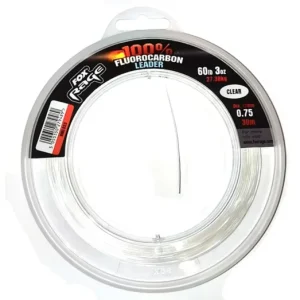 FOX RAGE 100% FLUOROCARBON LEADER ELŐKEZSINÓR 0,75MM 60LB 30M Szuper akció