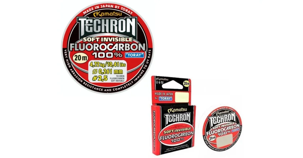 Vedd meg most KAMATSU TECHRON SOFT INVISIBLE 100% FLUOROCARBON ELŐKEZSINÓR