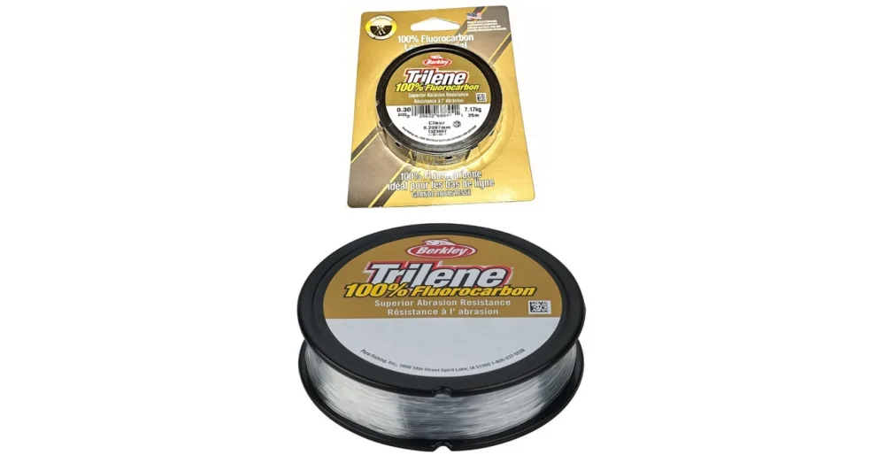 Vedd meg online BERKLEY TRILENE 100% FLUOROCARBON LEADER 25M CLEAR
