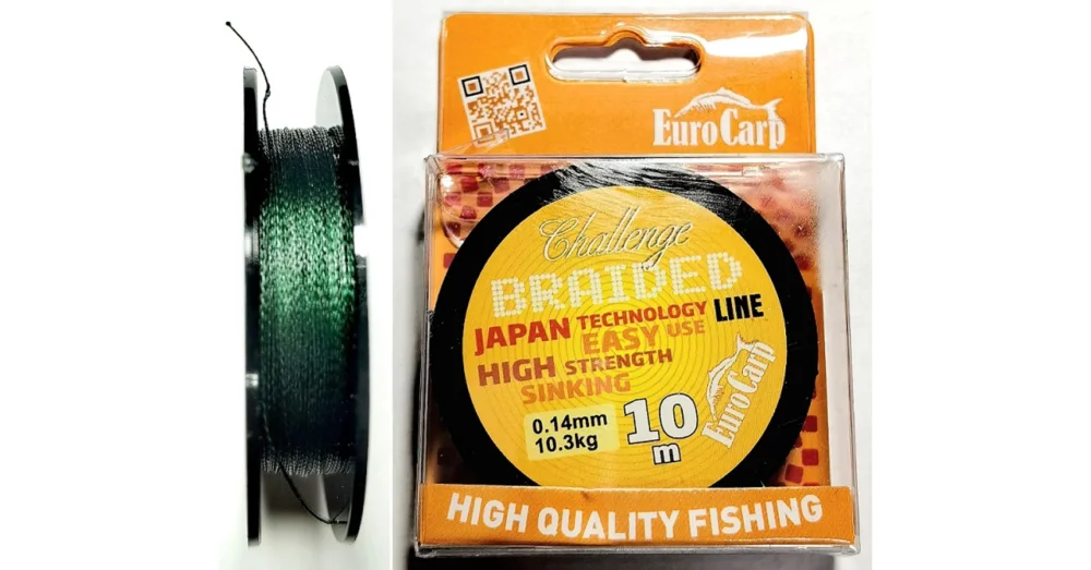 Kihagyhatatlan ajánlat EUROCARP CHALLENGE BRAIDED FONOTT ELŐKEZSINÓROK 10M