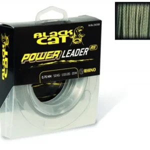 Biztonságos fizetés BLACK CAT POWER LEADER FONOTT ELŐKEZSINÓROK 20M