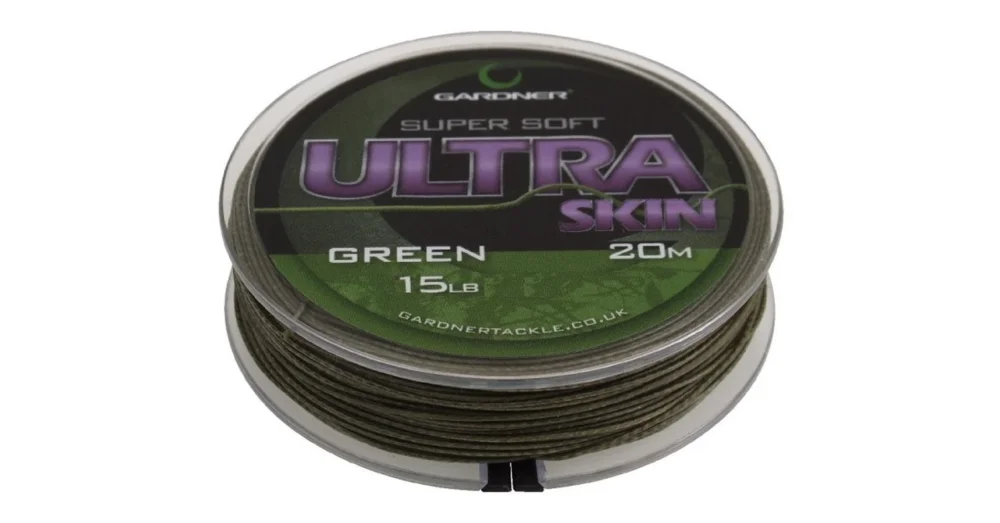 GARDNER SUPER SOFT ULTRA SKIN GREEN BEVONATOS ELŐKEZSINÓR 20M 25LB/11,3KG Kiárusítás
