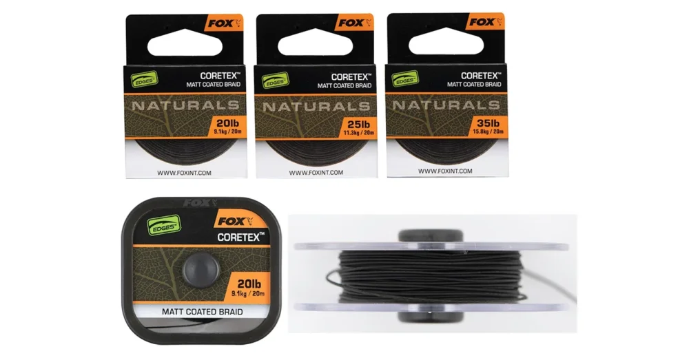 FOX EDGES™ NATURALS CORETEX BEVONATOS ELŐKEZSINÓROK Kedvezményes ár