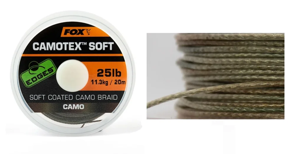 FOX EDGES CAMOTEX SOFT BRAID FONOTT BEVONATOS ELŐKEZSINÓR 20M Legkelendőbb