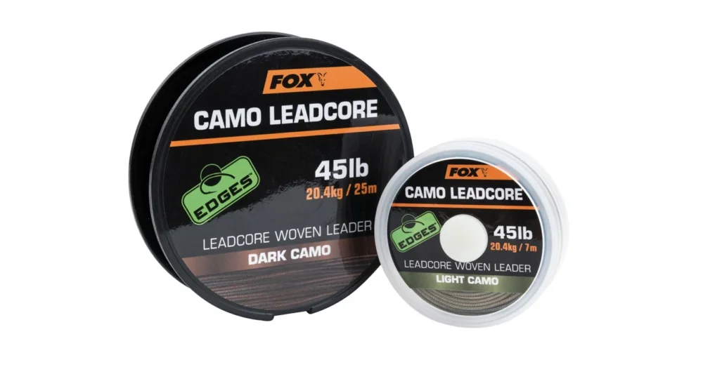 Prémium FOX EDGES DARK CAMO LEADCORE 45LB 7M