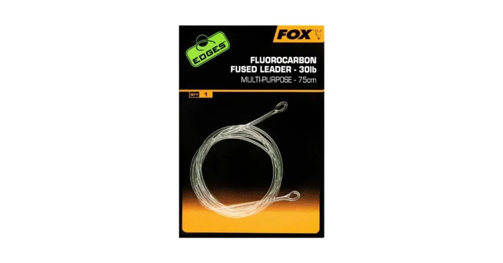 Vásárlói kedvenc FOX FLUOCARBON FUSED LEADER 30LB MULTI-PURPOSE 75CM